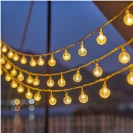 GUIRNALDA NAVIDEÑA BURBUJAS 6M/40 LUCES/USB MODV-0018 - VARIOS - LUZ CALIDA