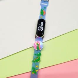 WATCH BAND KIDS DINOSAURIO C/LUCES MODV-003L - VARIOS - AZUL