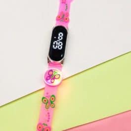 WATCH BAND KIDS MARIPOSA C/LUCES MODV-003L - VARIOS - ROSA