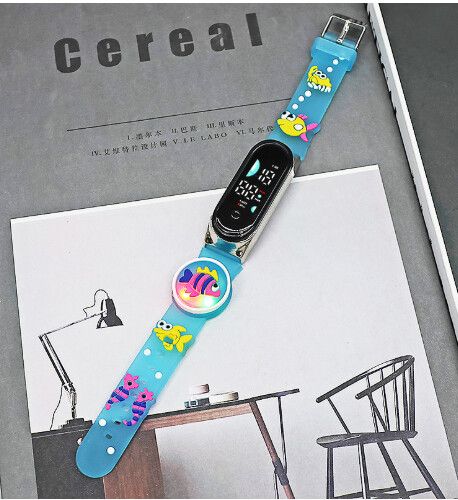 WATCH BAND KIDS PECES C/LUCES MODV-003L - VARIOS - AZUL