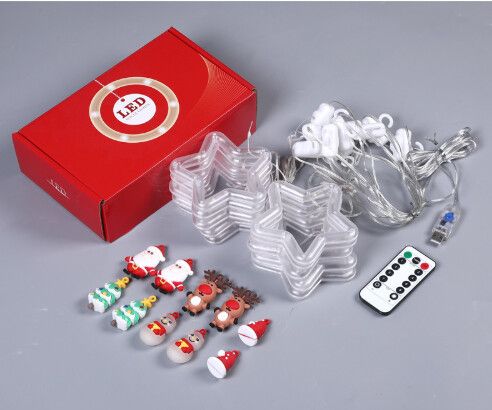 CORTINA DE LUCES ESTRELLAS 3,5 MTS USB MODV-003H - VARIOS - RGB