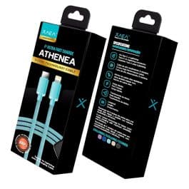 CABLE TIPO C - LIGHTNING MODX-098 - ATHENEA - XAEA - CELESTE