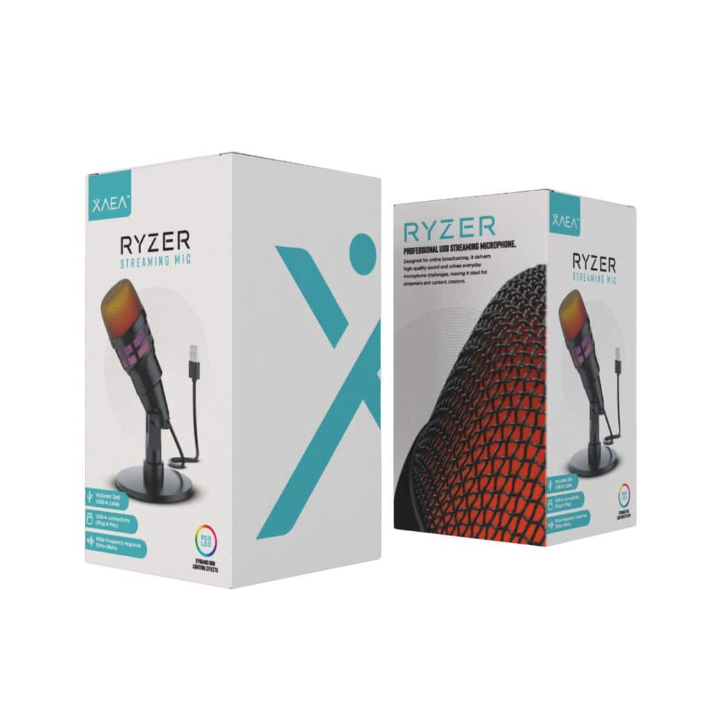 MICROFONO TIPO STREAMING MODX-066 RYZER - XAEA - NEGRO