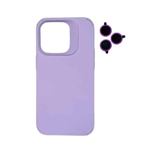 TPU MOD603 SILICONA LENS - IPH 16 - XAEA - LILA