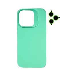 TPU MOD603 SILICONA LENS - IPH 17 - XAEA - VERDE