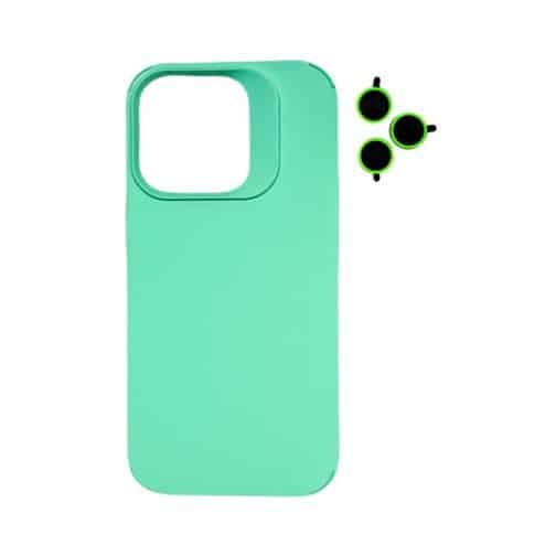 TPU MOD603 SILICONA LENS - IPH 16 - XAEA - VERDE