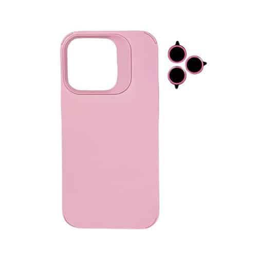 TPU MOD603 SILICONA LENS - IPH 16 - XAEA - ROSA
