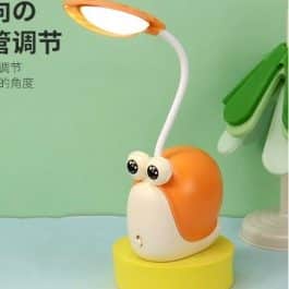 VELADOR INFANTIL CON PORTALAPIZ CARACOL MODV-00AO - VARIOS - NARANJA