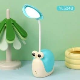 VELADOR INFANTIL CON PORTALAPIZ CARACOL MODV-00AO - VARIOS - AZUL CLARO