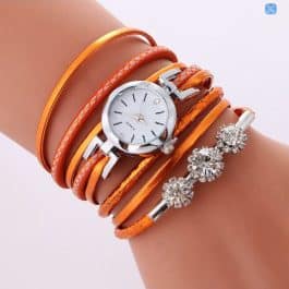 RELOJ FEMENINO KL MODV-005N - VARIOS - NARANJA