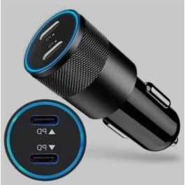 ADAPTADOR CARGADOR 12V VOLTAIR 2 TIPO C MODX-00C4 - XAEA - NEGRO