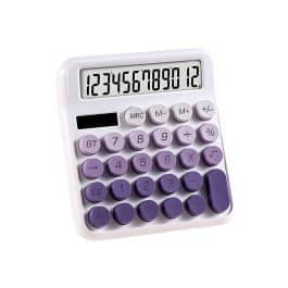 CALCULADORA COLORES GRANDE MODV-001W - VARIOS - VIOLETA