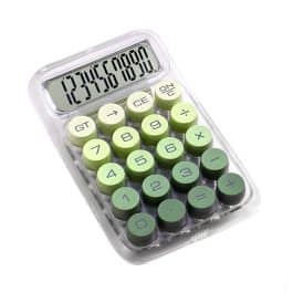 CALCULADORA COLORES CHICA MODV-001V - VARIOS - VERDE