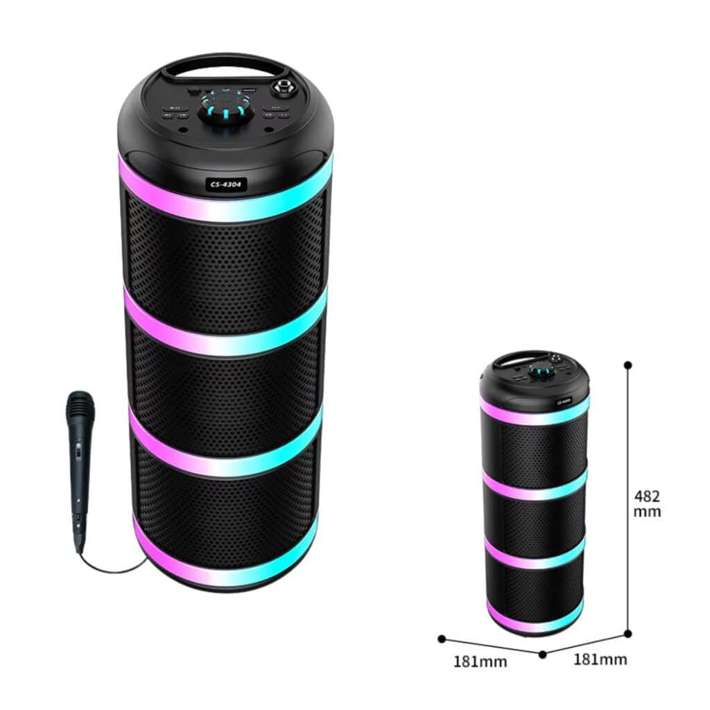 PARLANTE TORRE 5''X3 MODX-003T - XAEA - NEGRO - Imagen 3