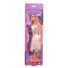 MUÑECA BLISTER VESTIDO MARZ-005 - ZUMO - VIOLETA