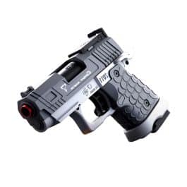 PISTOLA JUGUETE TACTICA P1 SARZ-001 - ZUMO - NEGRO