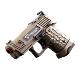 PISTOLA JUGUETE TACTICA P1 SARZ-001 - ZUMO - MARRON