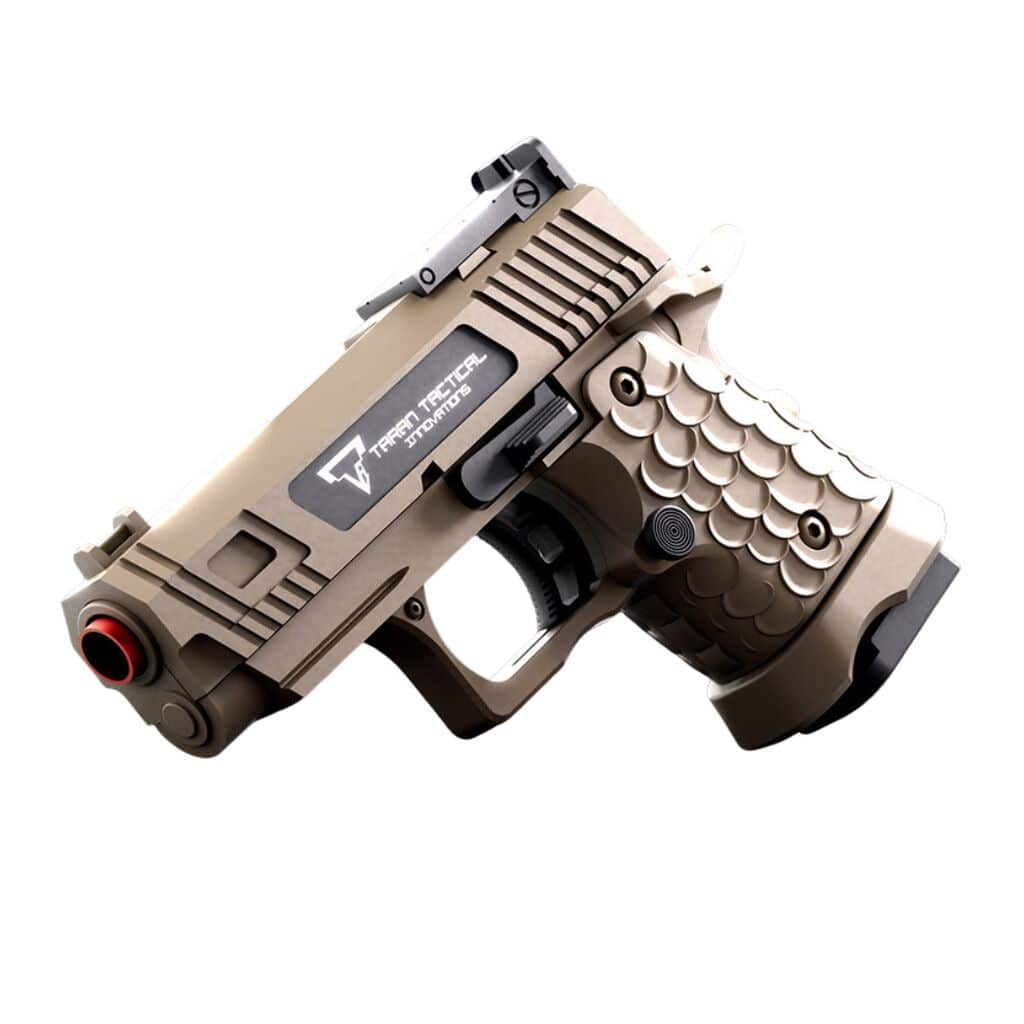 PISTOLA JUGUETE TACTICA P1 SARZ-001 - ZUMO - MARRON