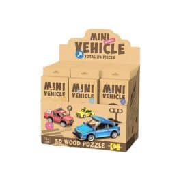 ROMPE CABEZA 3D MINI CAMION DE BOMBEROS JDMZ-001 - ZUMO - ROJO