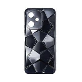 TPU MOD608 TEXTURA ROMBO - XIA REDMI 15C - YEXA - NEGRO