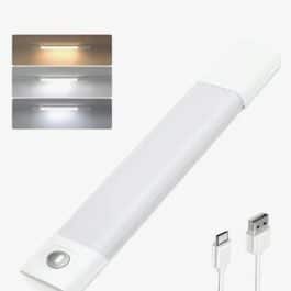 LAMPARA LED PORTABLE CON SENSOR 30 CM MODV-00DQ - VARIOS - PLATA
