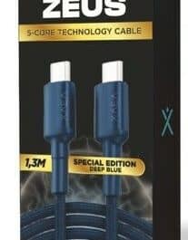 CABLE ZEUS TIPO C-C EDICION ESPECIAL MODX-00F2 - XAEA - DEEP BLUE