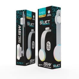 CARGADOR INALAMBRICO/HOLDER MAGNETICO SILUET-HT555 MODX-000J - NEGRO