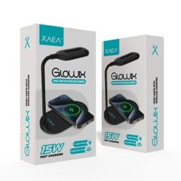 LAMPARA C/ CARGA INALAMBRICA GLOWIX-HT24 MODX-000F - NEGRO