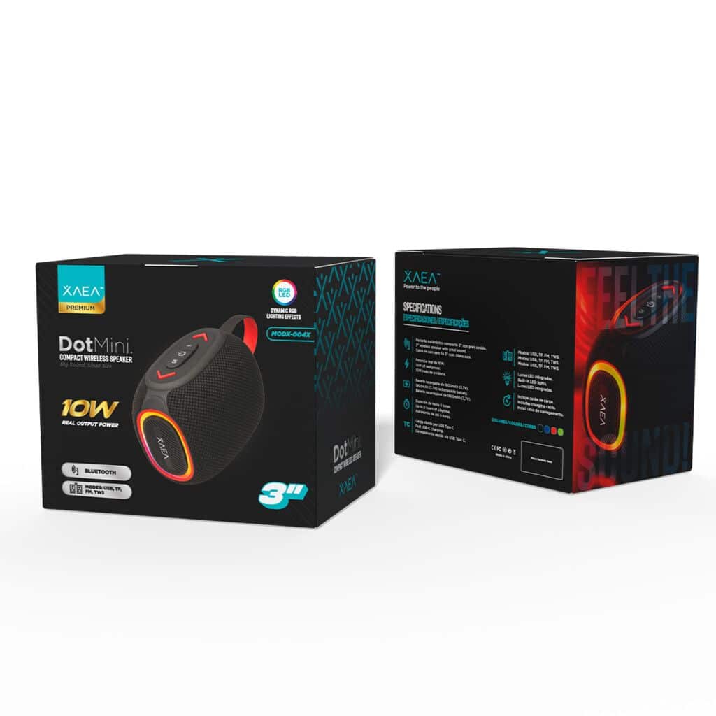 PARLANTE PEQUEÑO MODX-004X - XAEA - NEGRO - Imagen 3
