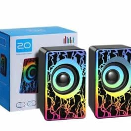 COMBO PARLANTE PC DOBLE 3'' MODX-104 - NEGRO POR 3 UNIDADES