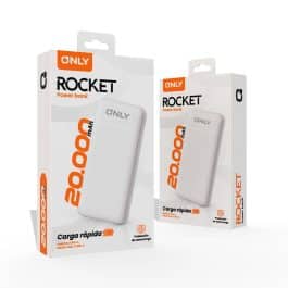 POWER BANK ROCKET-Y03 MODO-000L - ONLY - BLANCO