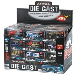 CAJA EXIBIDORA DE AUTOS X48 - 12 MODELOS ATRZ-003 - ZUMO