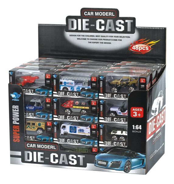 CAJA EXIBIDORA DE AUTOS X48 - 12 MODELOS ATRZ-003 - ZUMO