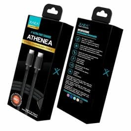 CABLE TIPO C - TIPO C MODX-097 - ATHENEA - XAEA - BEIGE