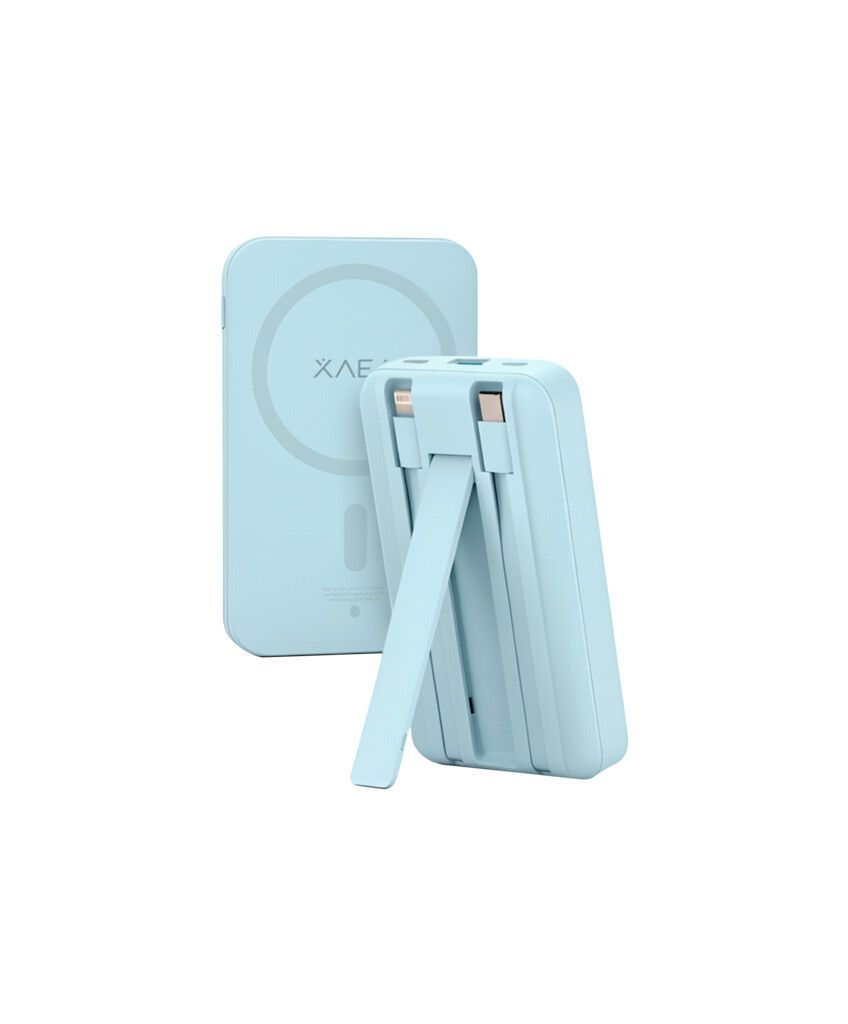 POWER BANK TARS KJ-790 WIRELESS 20000 MAH MODX-00CE - XAEA - AZUL - Imagen 3