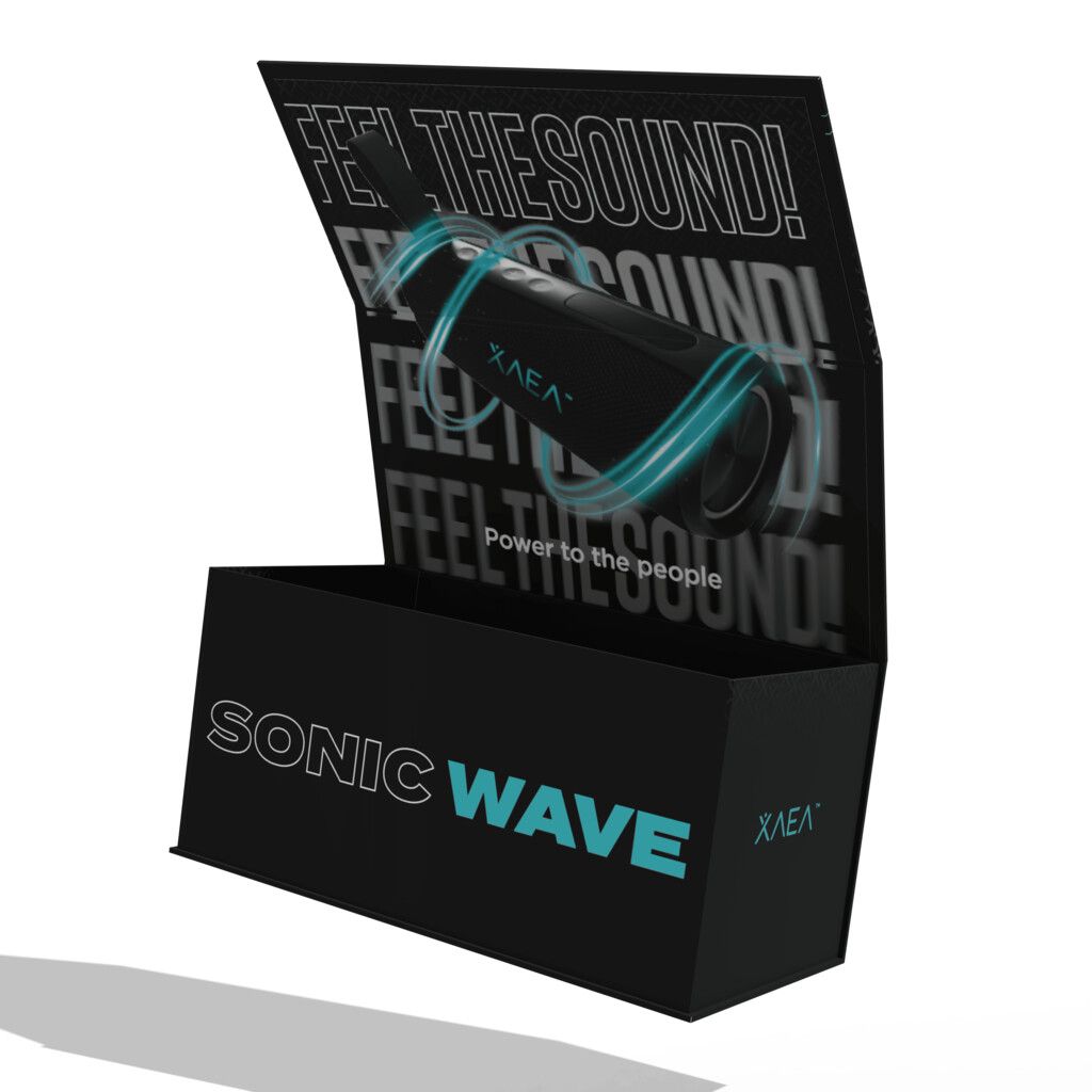 PARLANTE 3''X2 SONIC WAVE MODX-00GB - XAEA - NEGRO - Imagen 5