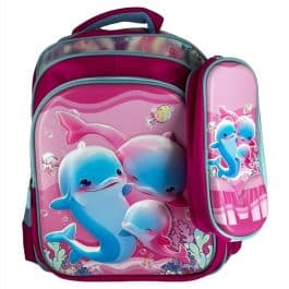 MOCHILA SET INFANTIL MODV-00BS - VARIOS - DELFINES