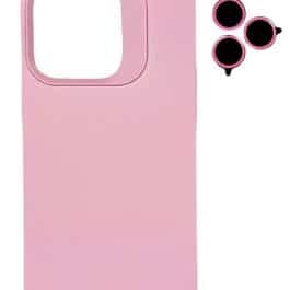 TPU MOD603 SILICONA LENS - IPH 14 PRO - XAEA - ROSA