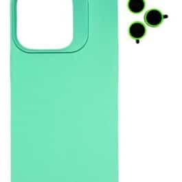 TPU MOD603 SILICONA LENS - IPH 17 AIR - XAEA - VERDE