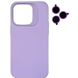TPU MOD603 SILICONA LENS - IPH 17 AIR - XAEA - VIOLETA