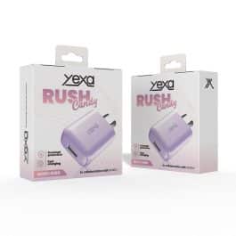 ADAPTADOR-CARGADOR 220V MODY-00B9 4.8A - RUSH - 1USB - YEXA - VIOLETA