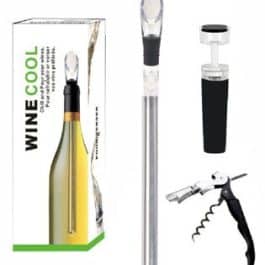 SET DECANTADOR C/PALETA DE FRIO MODV-00G1 - VARIOS - PLATEADO