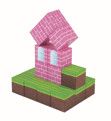 ENCASTRABLE MAGNETICO SUPER WORLD 8 PIEZAS-PRINCESS CASTLE JDMZ-110 - ZUMO - ROSA