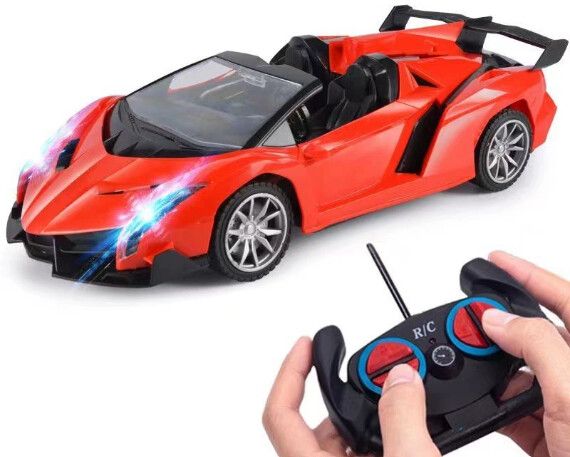 AUTOS DE CARRERA C/R 1:18 LAMBORGINI (JPF201A) ACRZ-009 - ZUMO - ROJO - Imagen 3