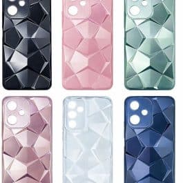 TPU MOD608 TEXTURA ROMBO - XIA REDMI NOTE 14 PRO - YEXA - CELESTE