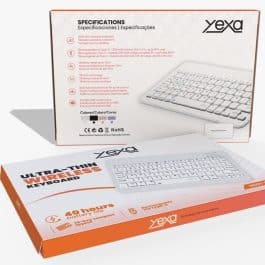 TECLADO BT ULTRAFINO COLORES MODY-00DY - YEXA - BLANCO