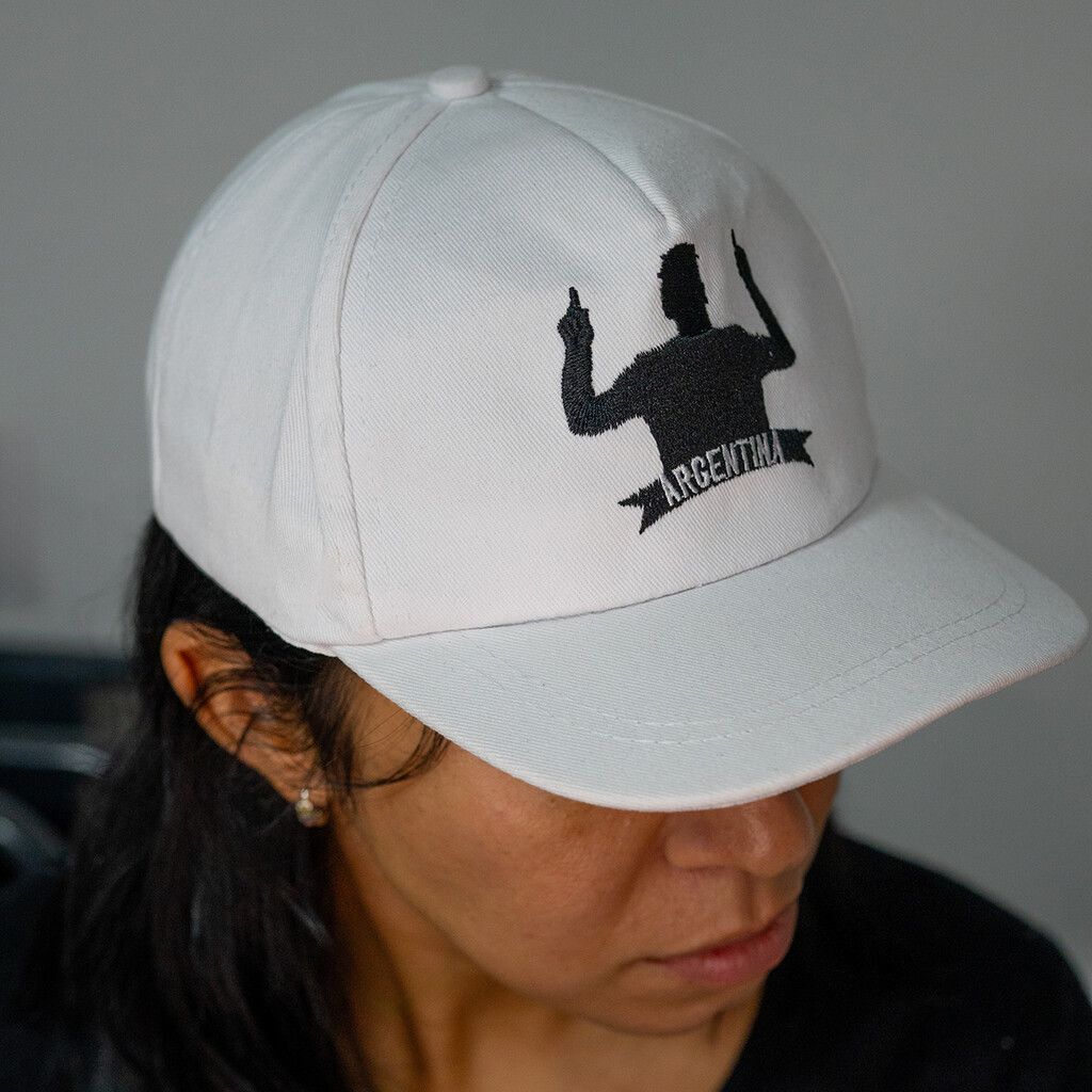 GORRA JUNIOR SILUETA MESSI MODV-00ER - VARIOS - BLANCO