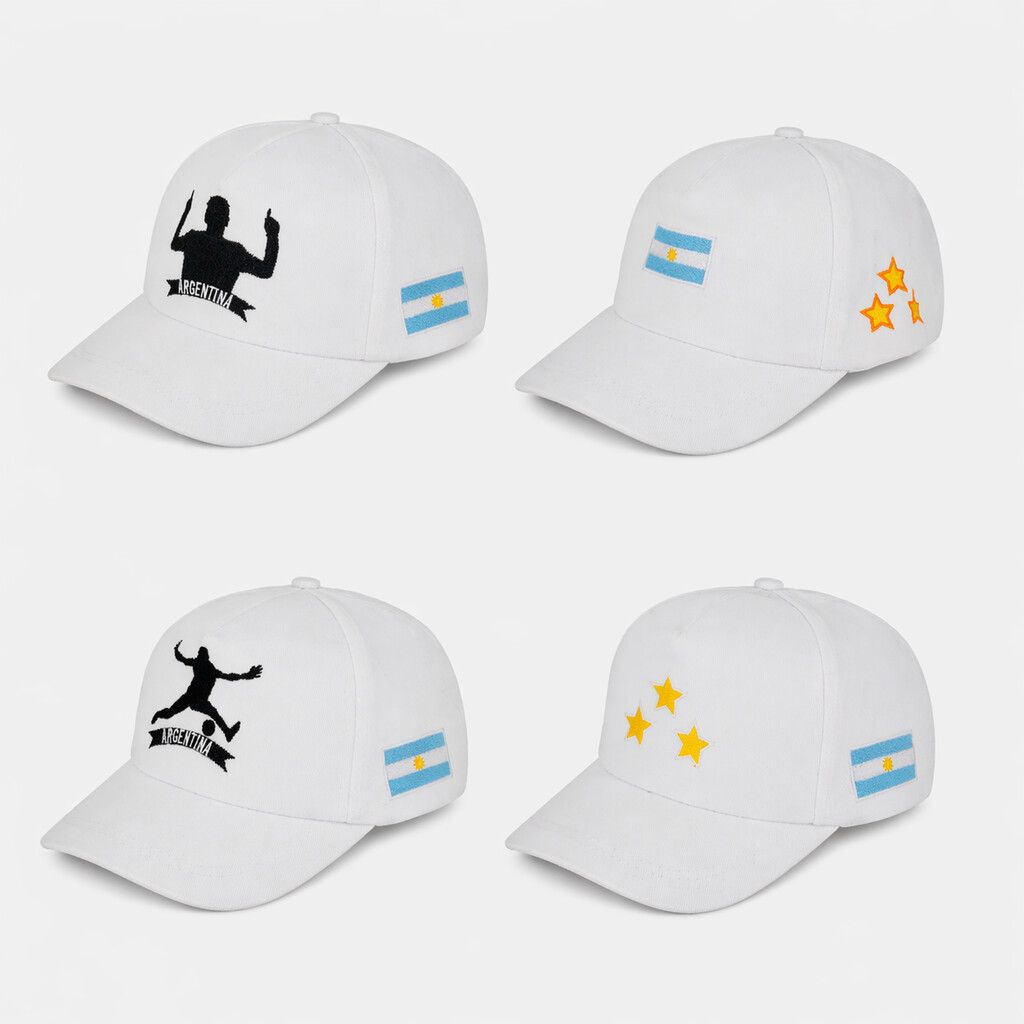 GORRA JUNIOR BANDERA ARGENTINA MODV-00ER - VARIOS - BLANCO - Imagen 2
