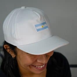 GORRA JUNIOR BANDERA ARGENTINA MODV-00ER - VARIOS - BLANCO