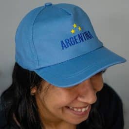 GORRA JUNIOR ARGENTINA + 3 ESTRELLAS MODV-00EQ - VARIOS - CELESTE